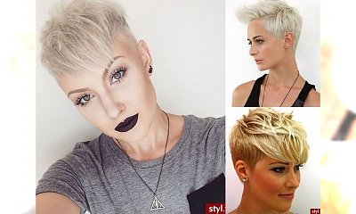 Krótkie blond fryzurki dla mega stylowych kobiet