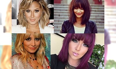 Półdługie cięcie włosów z grzywką - przegląd trendów 2016