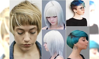 Oryginalne fryzury z grzywką, undercut, asymetryczne - galeria nowoczesnych cięć