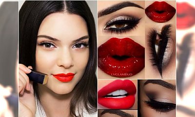 Romantyczny makijaż z czerwonymi ustami - 15 inspiracji na walentynki