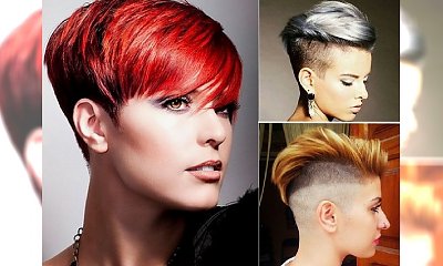 ZOOM NA GRZYWKĘ: Pixie cut z kolorową grzywką