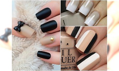 Paznokcie z dodatkiem cielistego beżu - idealny manicure na początek wiosny