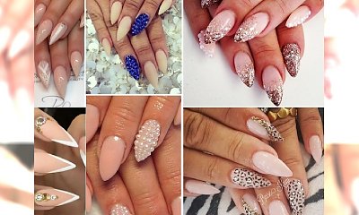 Cielisty manicure w połączeniu ze stylowymi ozdobami [MEGA GALERIA]
