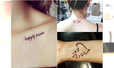 Małe tatuaże - galeria słodkich wzorów dla dziewczyn