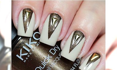 Deep V manicure - lubisz ten trend? Wypróbuj super pomysły na wiosenne wzorki