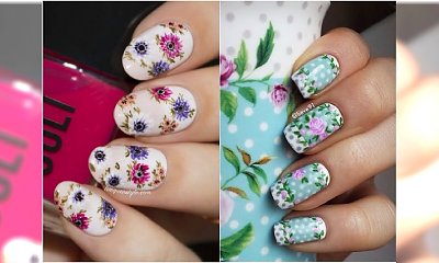 Manicure w stylu schabby chic - te wzorki są hitem wiosny!
