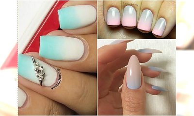 Manicure ombre w dwóch kolorach - proste wzory na wiosnę. Musicie wypróbować!