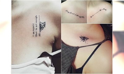 Mały tatuaż na obojczyku - świetne wzory, które ozdobią twój dekolt