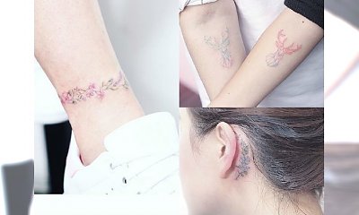 Delikatne i subtelne tatuaże, którym nie oprze się żadna dziewczyna! Ponad 20 pastelowych propozycji, które Was zachwycą!