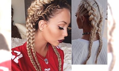 Double french braid - najpopularniejsze uczesanie na wiosnę