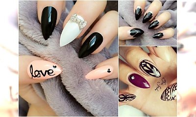 Paznokcie szpice - 20 pomysłów na słodki i zadziorny manicure