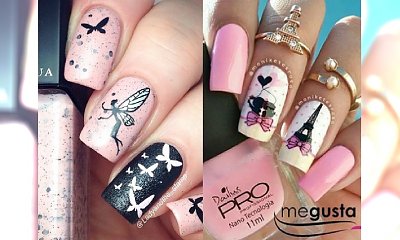 Urocze wzorki na paznokcie - malujemy i naklejamy! 20 super pomysłów na wiosenny manicure
