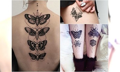 Tatuaż z ćmą - te wzory są hitem! Galeria najlepszych inspiracji
