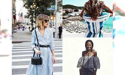 HOT: Niebieskie paski ponownie królują w modzie - 19 najgorętszych inspiracji na lato 2016