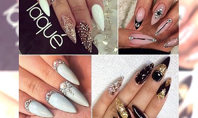 SHINE BRIGHT LIKE A DIAMOND: elegancki manicure 3D z błyszczącymi elementami