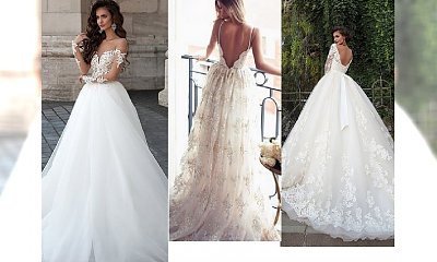 Najpiękniejsze, pełne klasy suknie ślubne - modowe inspiracje