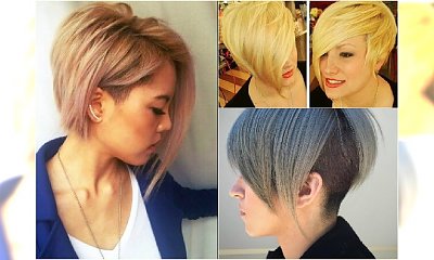 Krótkie fryzury asymetryczne - kobiece i na czasie