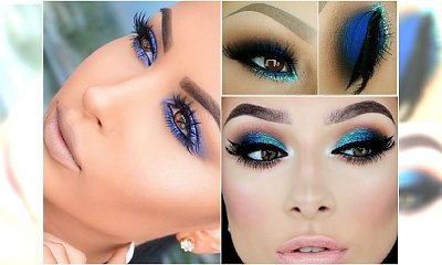 Makijaż oczu z niebieskim akcentem - hot trend na lato