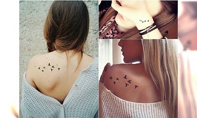 Tatuaż odlatujące ptaki - idealne wzory na plecy, obojczyk i nadgarstki
