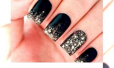 Czarno złoty manicure - manicure, który doda Ci klasy