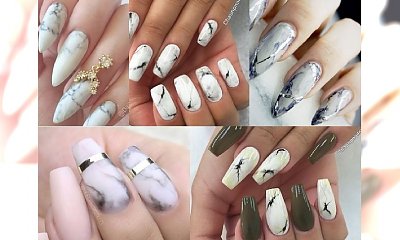 Marmurowy manicure - styl i szyk na każdą okazję