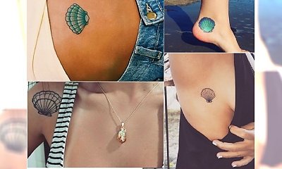 Shell tattoo - urocze tatuaże z motywem muszelek. W sam raz na wakacje!