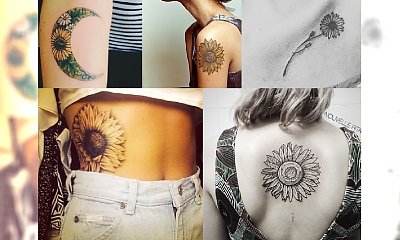 Sunflower tattoo - uroczy motyw dla kobiet kochających kwiaty