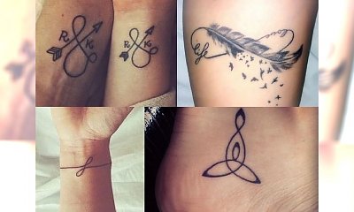 Sekretne tatuaże z symbolem nieskończoności - 20 uroczych wzorów dla dziewczyn