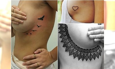 Sideboobs tattoo - tatuaż w okolicy biustu. Te wzory są hitem!