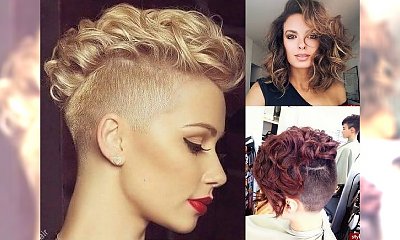 Krótkie i półdługie fryzury z kręconych włosów - TRENDY 2016!