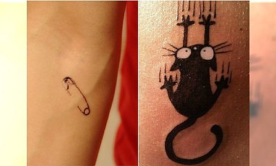 Małe tatuaże - sprytne i pomysłowe! Uśmiechniesz się na ich widok