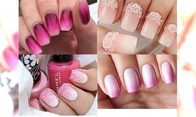 Pink ombre - wyrazisty ombre manicure z różem w roli głównej