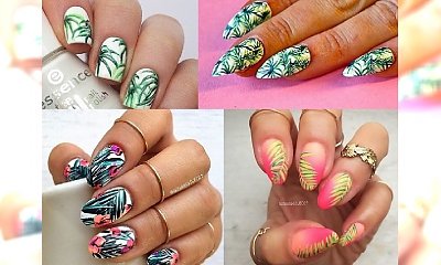 Palm leaf manicure - zatrzymaj lato na dłużej!