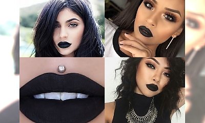 Black lipstick - odważny makijażowy krok na jesienną porę