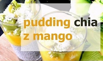 Pudding z nasion chia z mango