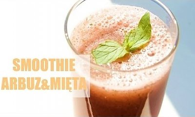 Orzeźwiające smoothie z arbuza i mięty