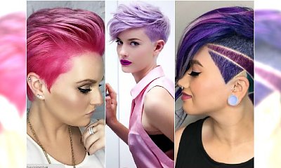 Krótkie fryzury 2017 - modne cięcia i kolory
