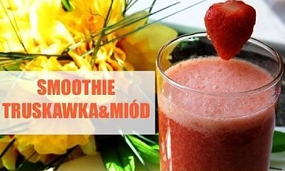 Smoothie truskawka i miód