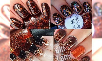 Jesienny manicure - ciepłe barwy w sam raz na zimne dni