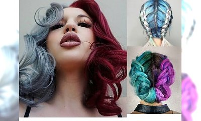 Split Dyed Hair - koloryzacja inspirowana Cruellą Demon. Hit czy kit?