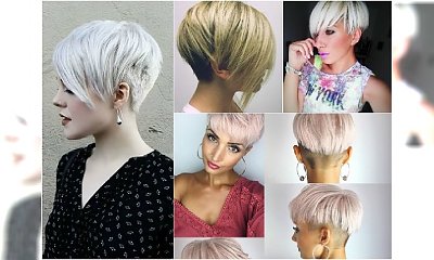 Krótkie fryzury 2017 - modne fryzury z grzywką, pixie, undercut