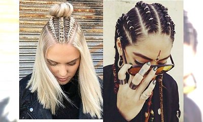 Hot trend we fryzurach: hair rings, kółeczka wplatane we włosy. Ten efekt jest supermodny!
