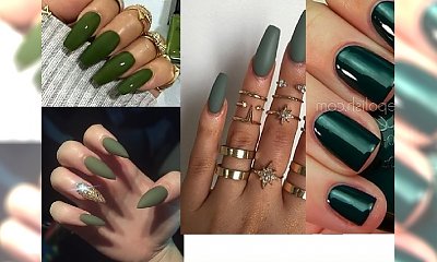 Green nails - inspirujemy zielonym mani