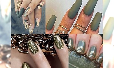 Hit na jesień: manicure w kolorze khaki!