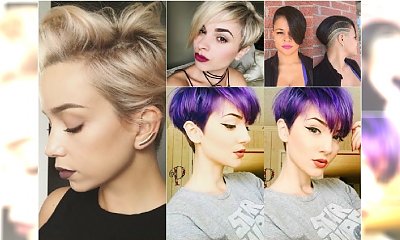 Krótkie fryzury 2017: z grzywką, asymetryczne, pixie cut, z irokezem