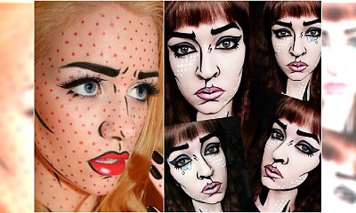 Halloween: makijaż jak z komiksu! Świetny makeup i wcale nie taki trudny do wykonania