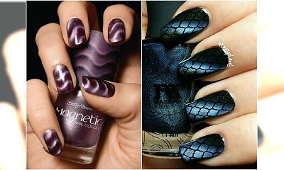 Manicure z magnetycznymi lakierami - fantastyczne pomysły na eleganckie paznokcie