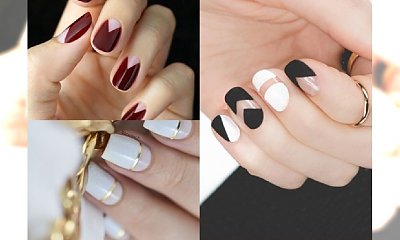 Minimalistyczne wzorki manicure 2016/2017 - przegląd najpiękniejszych propozycji