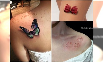 Małe tatuaże 3D dla kobiet - te wzory to prawdziwe cacko!