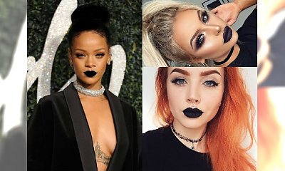 Czarna szminka będzie hitem zimy 2017! Rihanna już ją pokochała, pokochasz i ty!